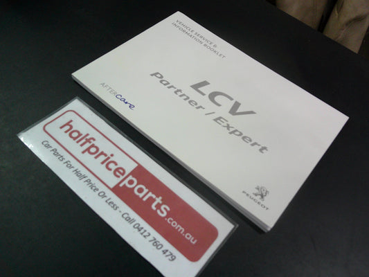 Peugeot Light Commercial Vehicle Genuine Service Manual And Information Booklet New Part