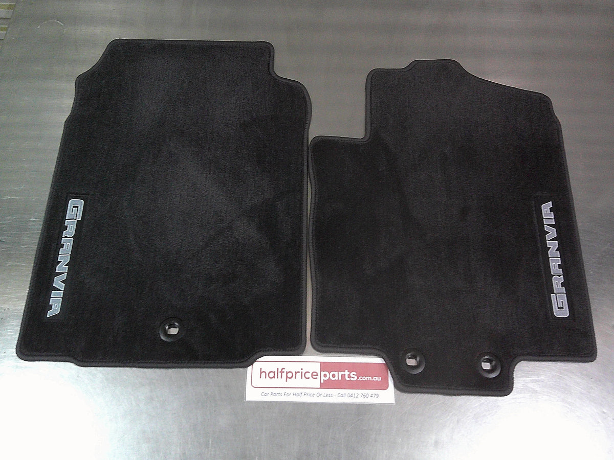 Toyota Granvia Genuine Textile Floor Mats 8 Seater (9 Piece Set) Grey In Colour New Part