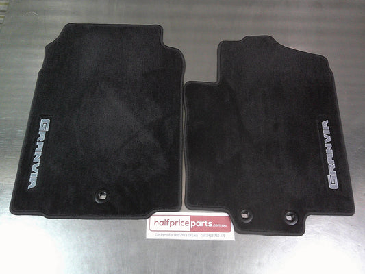 Toyota Granvia Genuine Textile Floor Mats 8 Seater (9 Piece Set) Grey In Colour New Part