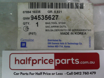 Holden CG Captiva Genuine Tool Bag New Part