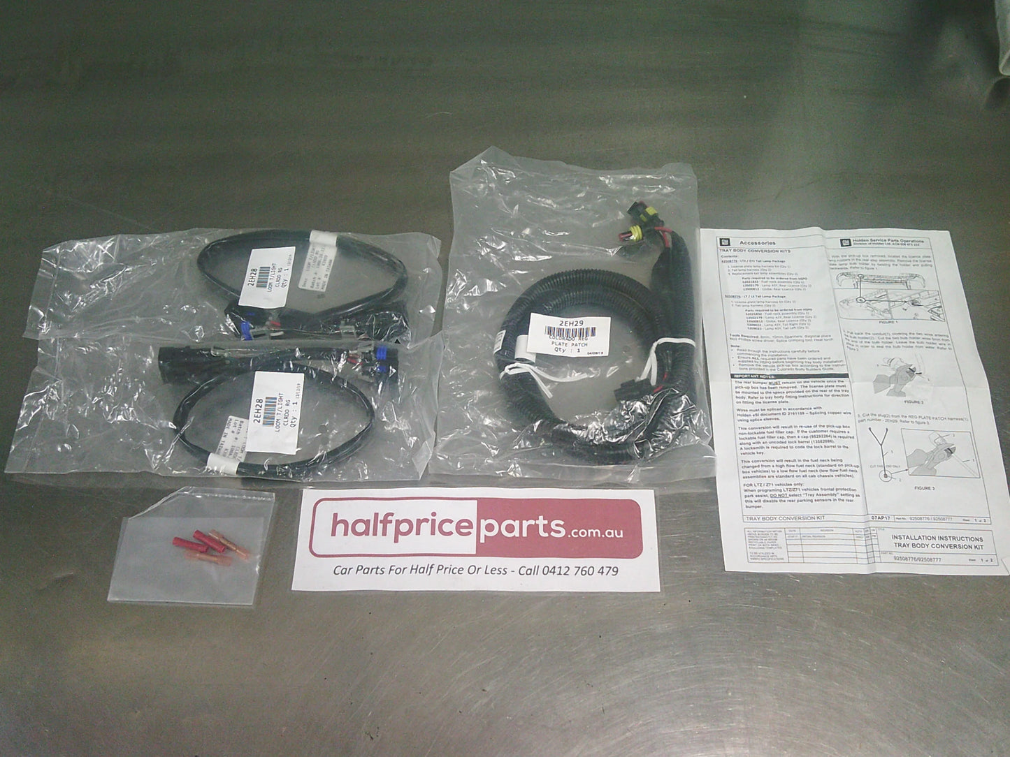 Holden RG Colorado LT/LS Genuine Tray Body Tail Light Replacement Wiring (Plug And Play) New Part