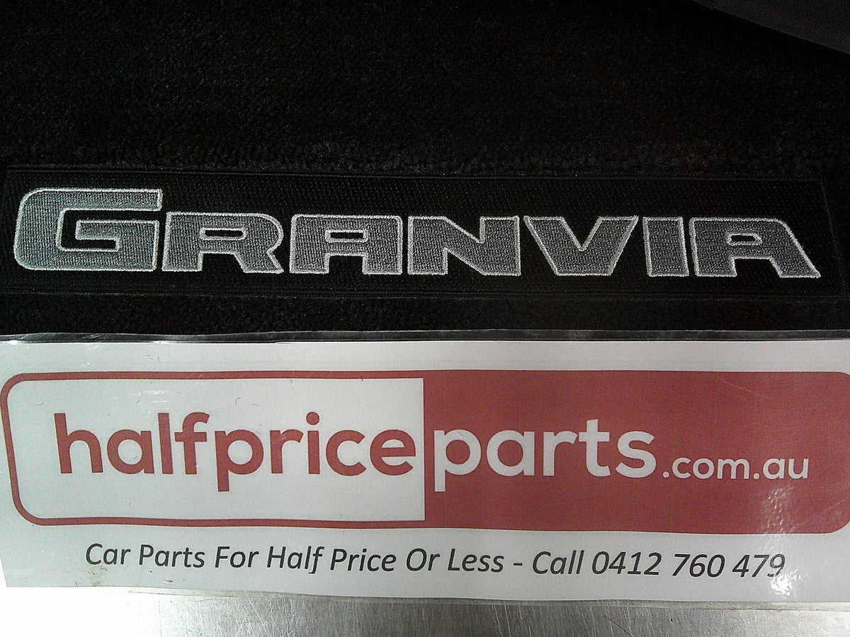 Toyota Granvia Genuine Textile Floor Mats 8 Seater (9 Piece Set) Grey In Colour New Part