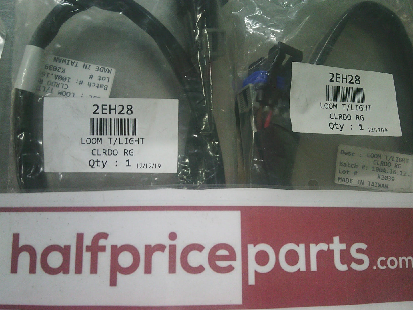 Holden RG Colorado LT/LS Genuine Tray Body Tail Light Replacement Wiring (Plug And Play) New Part