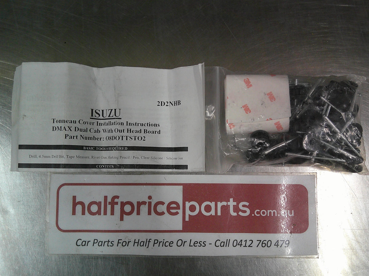 Isuzu D-Max Dual Cab  Genuine Tonneau Cover With Out Head Board (Bunjie Type) New Part