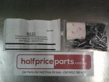 Isuzu D-Max Dual Cab  Genuine Tonneau Cover With Out Head Board (Bunjie Type) New Part