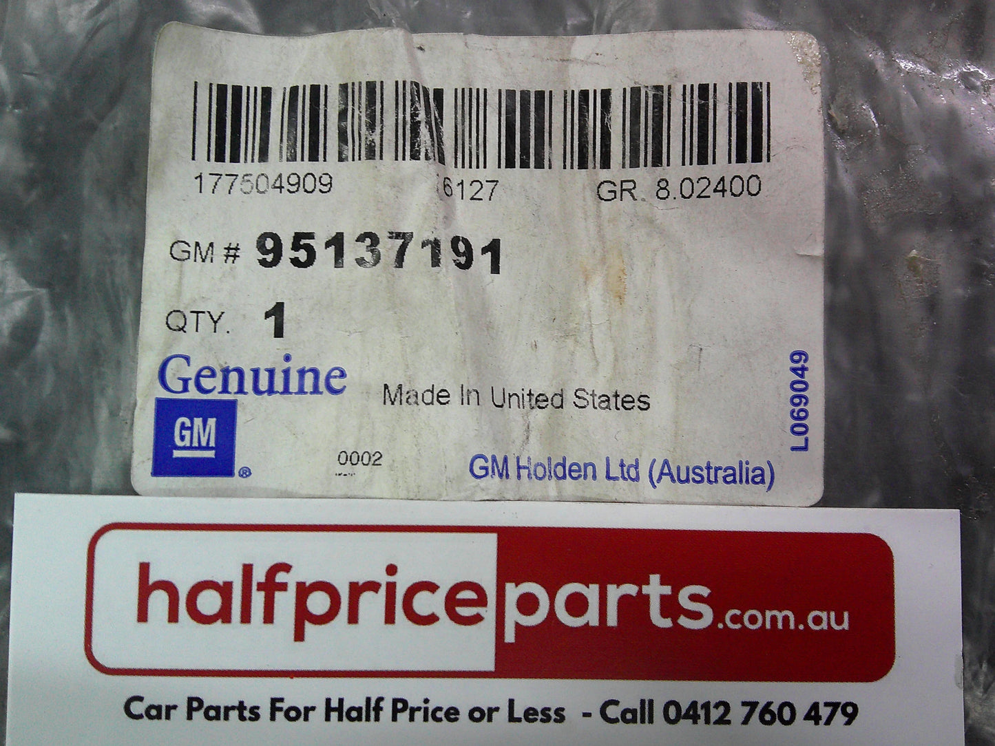 Holden TJ Trax Genuine Upper Tie Bar Bracket New Part