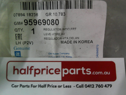 Holden Epcia Genuine Left Hand Front Power Window Regulator (No Motor) New Part