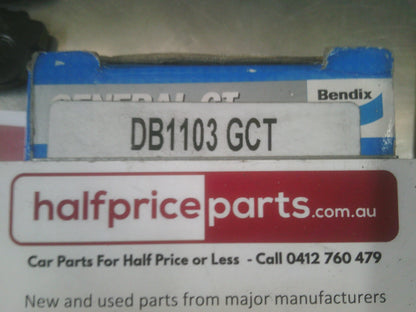 Bendix Front Brake Pad Set Suits Holden/Mitsubishi/Toyota/Nissan New Part