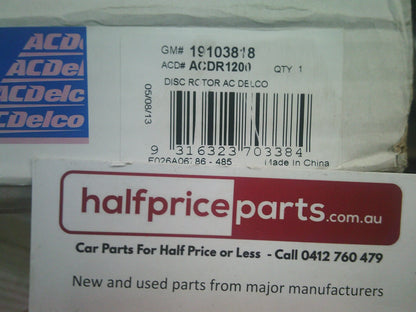 Holden EP Epica Genuine Front Disc Brake Rotors (Sold As Pair Only) New Part
