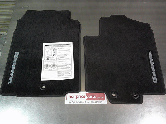 Toyota Granvia Genuine Front Carpet Mat Set Grey In Colour New Part