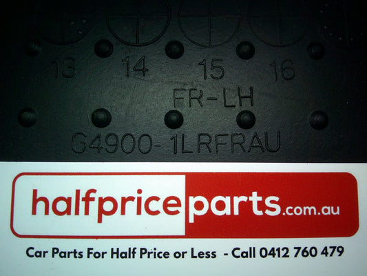 Nissan Patrol Y62 Genuine All Weather Front Rubber Floor Mats New Part