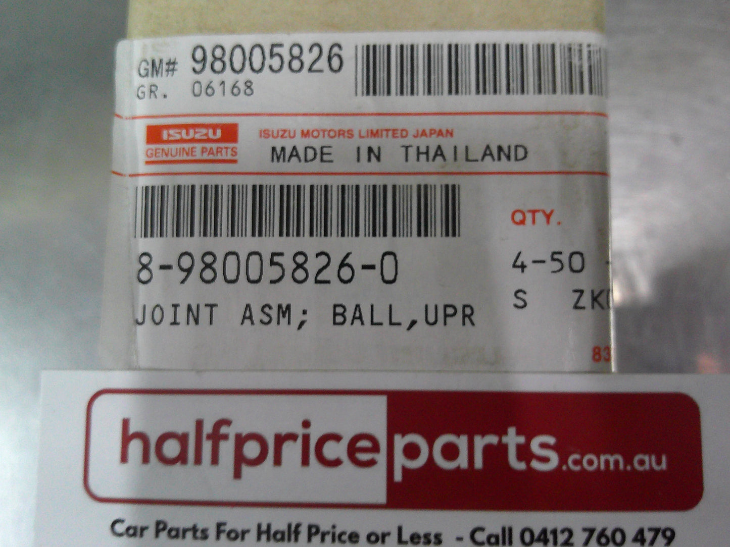 Holden RC Colorado/RA Rodeo Genuine Upper Ball Joint Assembly New Part