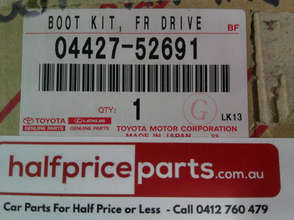Toyota Yaris Genuine Front Right Hand CV Boot Kit New Part