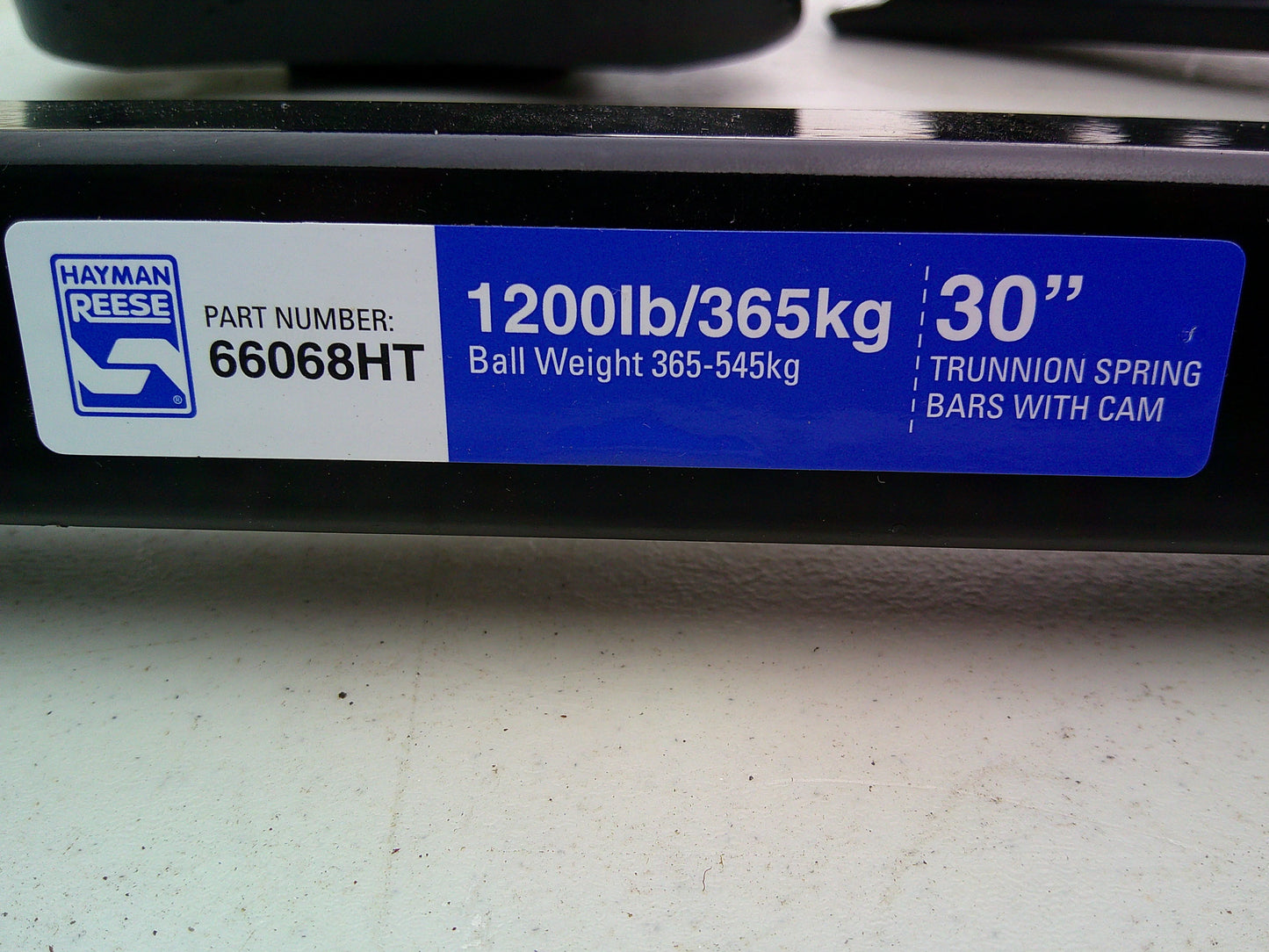 Hayman Reese Weight Distribution Hitch Super Heavy Duty Ball Weight Range From 365KG To 545KG New Part
