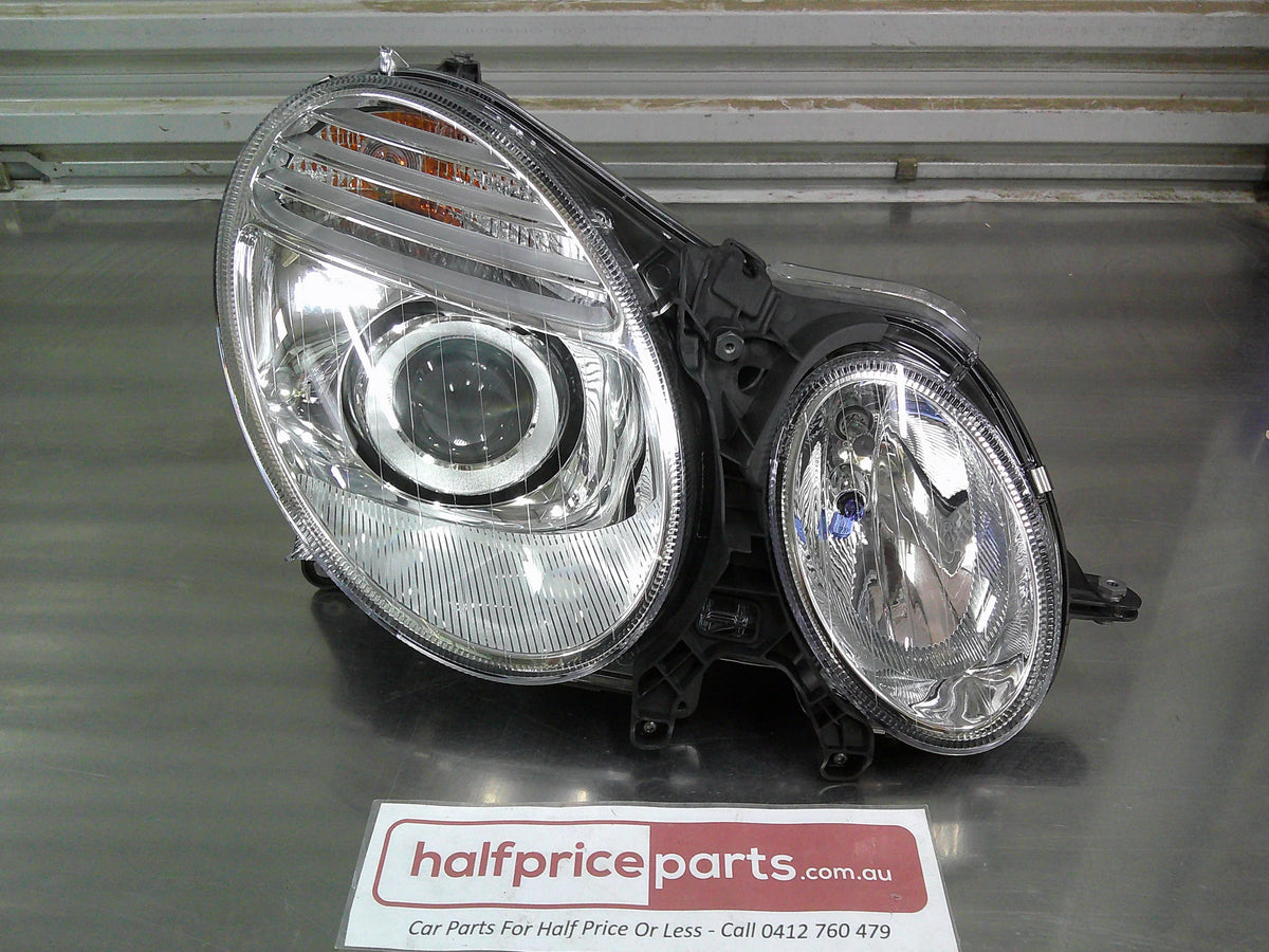 Mercedes Benz W211 E-Class Genuine Right Hand Front Non-Xenon Headlight (W211 4 Door And Wagon)  New Part