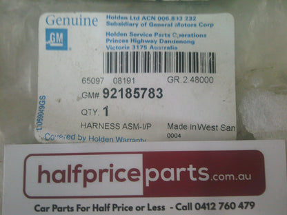 Holden VE Commodore Genuine Instrument Panel and Wiring Harness - New Part