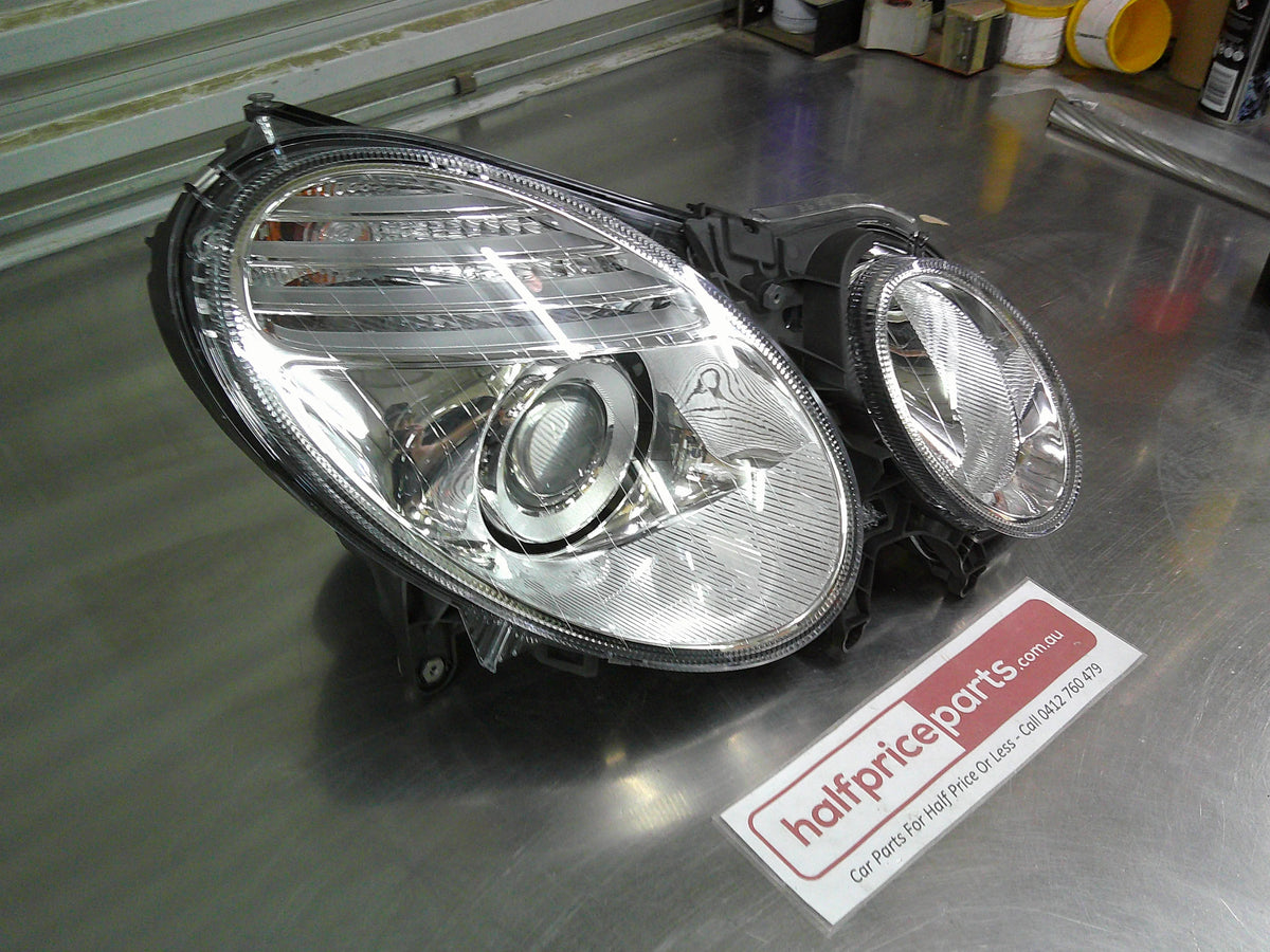 Mercedes Benz W211 E-Class Genuine Right Hand Front Non-Xenon Headlight (W211 4 Door And Wagon)  New Part
