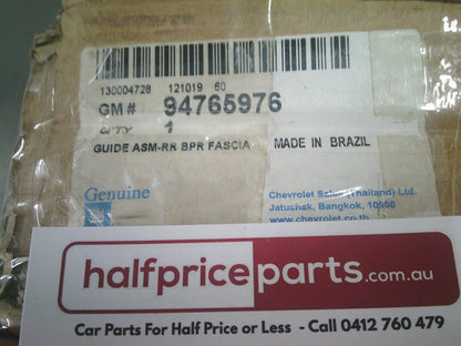 Holden Trail Blazer Genuine Left Hand Rear Bumper Fascia Guide Bracket New Part