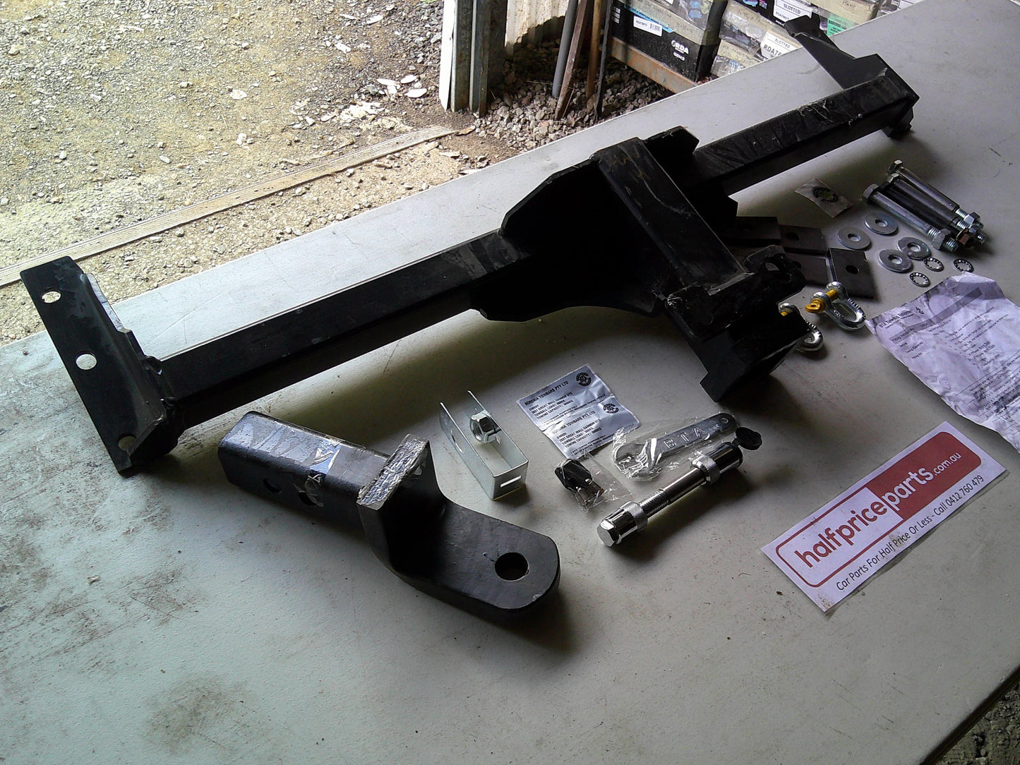 BTA Boronia Heavy Duty Tow Bar And Bolt Kit Tongue With Locking Pin 2 Keys Suits GWM Cannon SXR Models New Part