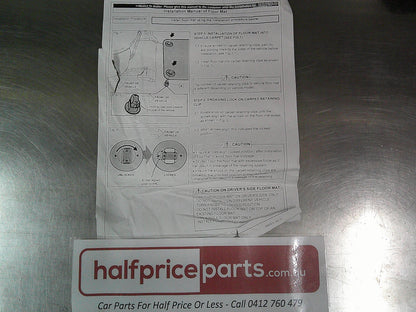 Toyota Hilux Dual Cab Genuine Front And Rear Carpet Mat Set Of 4 (Manual Vehicle Only) New Part