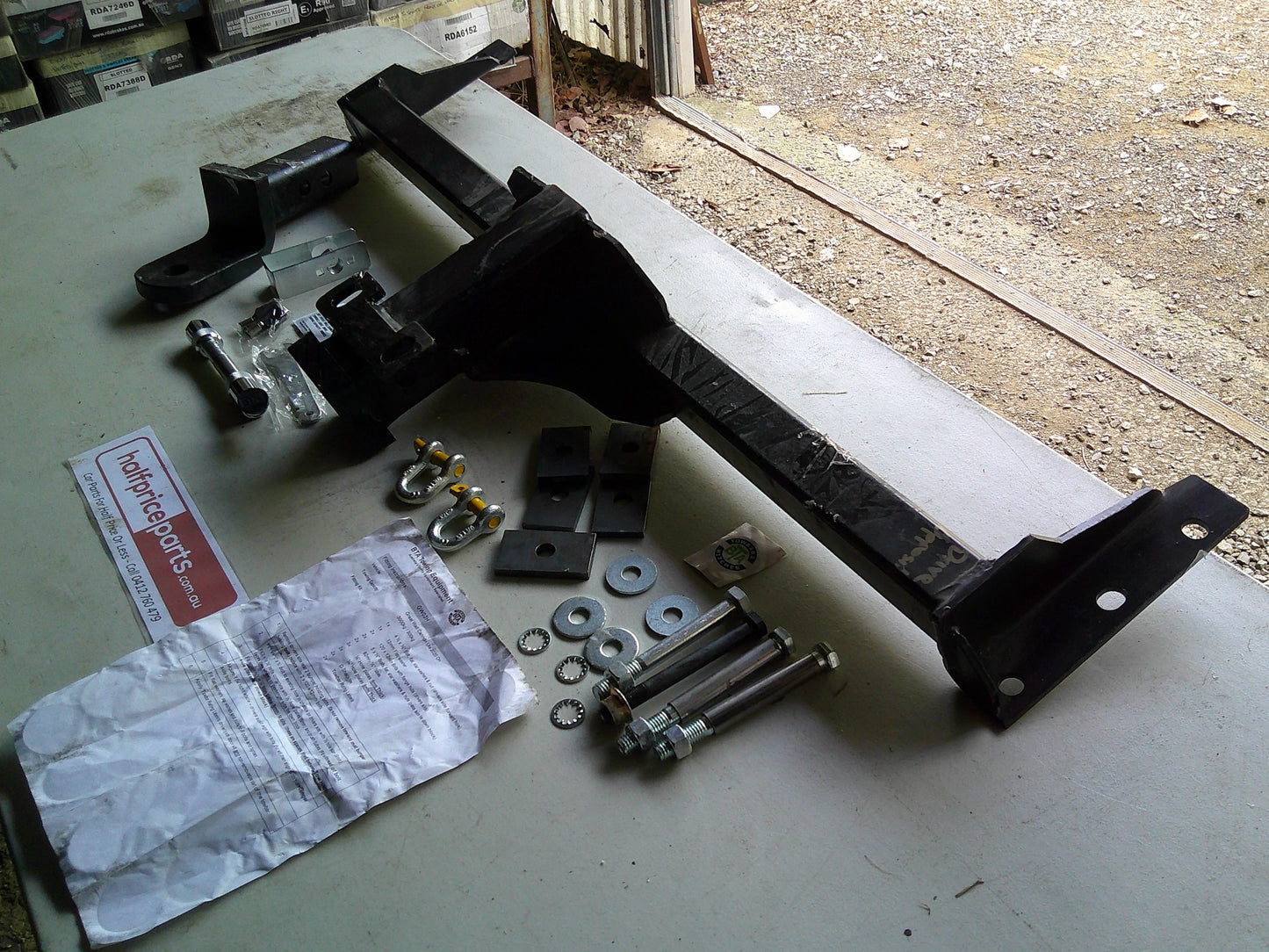 BTA Boronia Heavy Duty Tow Bar And Bolt Kit Tongue With Locking Pin 2 Keys Suits GWM Cannon SXR Models New Part