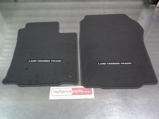Toyota 150 Series Prado GX/GXL Altitude SE Manual Genuine Front Mat Set ( 2 Front Mats Only) New Part