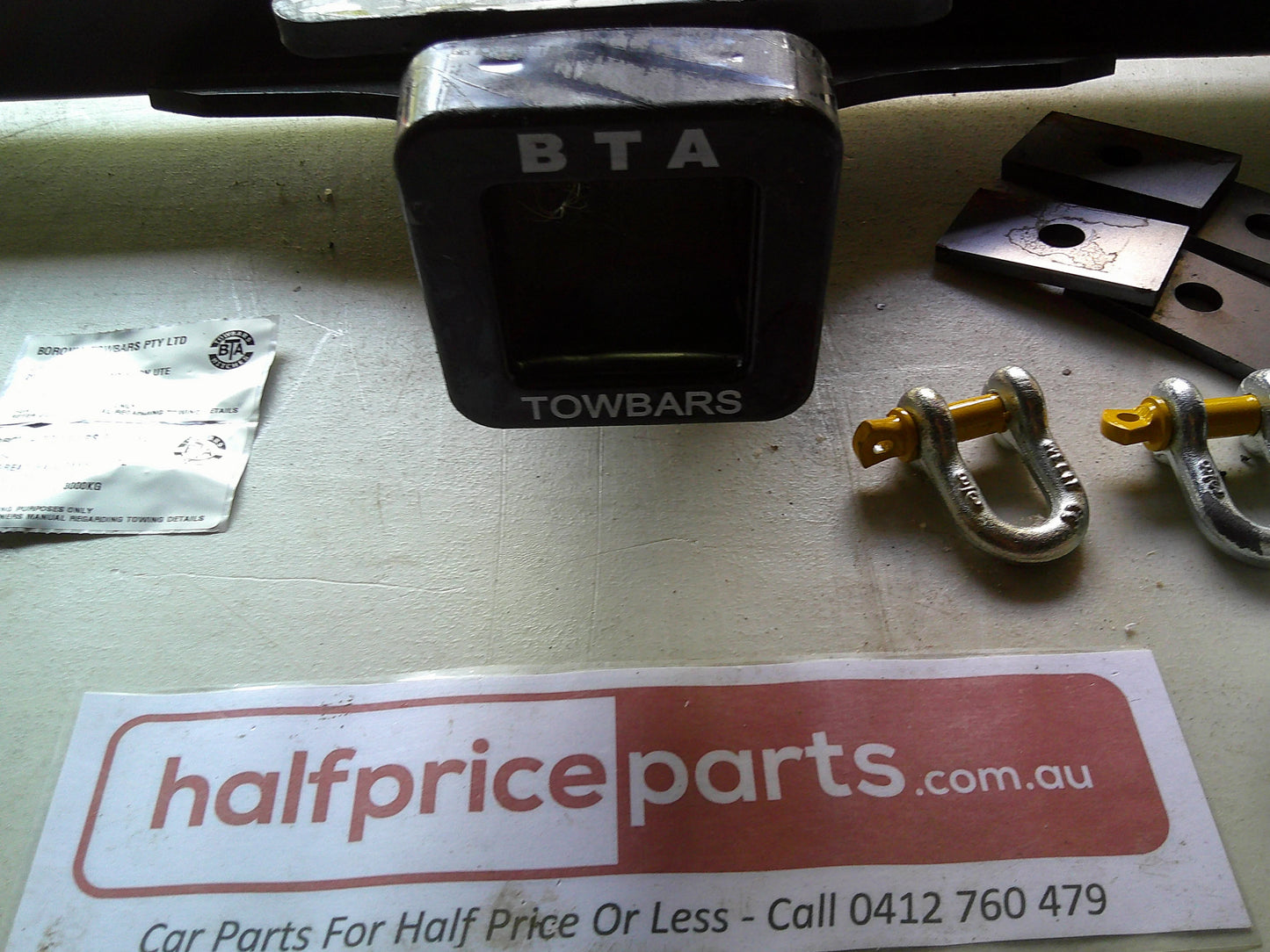 BTA Boronia Heavy Duty Tow Bar And Bolt Kit Tongue With Locking Pin 2 Keys Suits GWM Cannon SXR Models New Part
