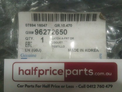 Holden TK Barina Genuine Left Hand Front Door Latch New Part