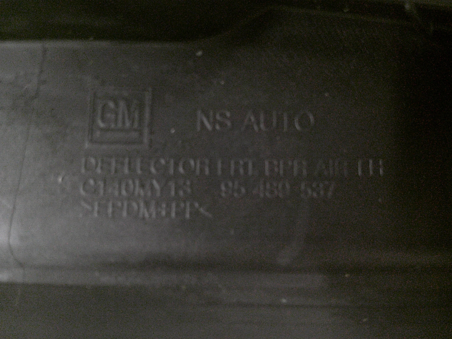 Holden CG7 Captiva Genuine Left Hand Front Lower Bar Lip Mould New Part