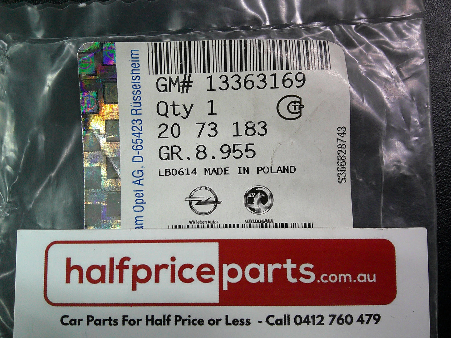 Holden ZB Commodore Genuine Extension Retainer New Part
