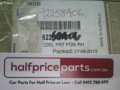 Holden VF Commodore Genuine Left Hand Front Fog Light Bezel New Part