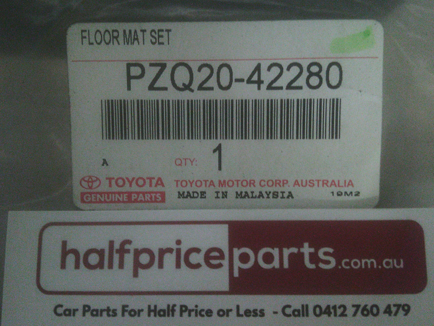 Toyota Rav4 Genuine Carpet Floor Mat Set New Part