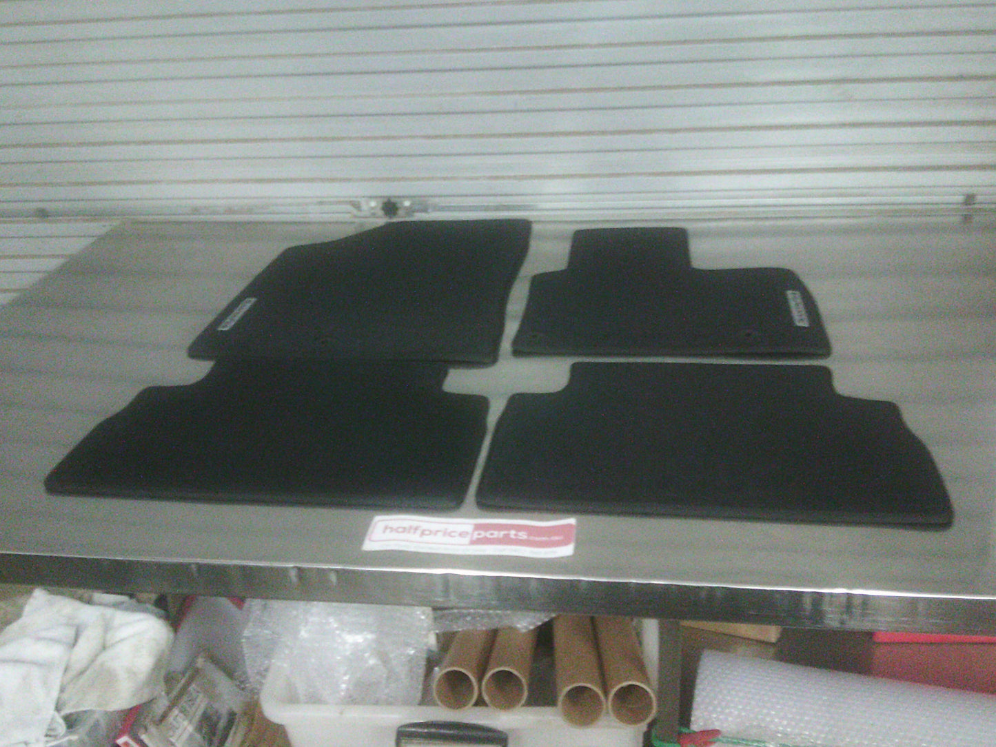Hyundai Santa Fe Hybird Genuine Tailored Black Carpet Floor Mats New Part.