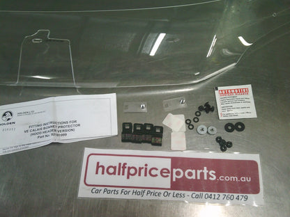 Holden VE Calais Genuine Clear Bonnet Protector With Fitting Kit New Part