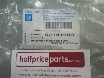 Holden VE Calais Genuine Clear Bonnet Protector With Fitting Kit New Part