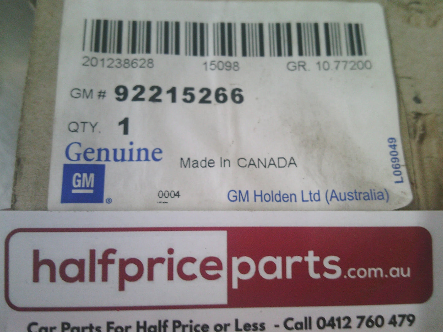 Holden VF Commodore/WN Caprice Genuine Rear Left Hand Exterior Applique Trim New Part