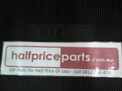 Nissan Tiida Genuine Heavy Duty 2nd Row Rubber Mat 1 Piece New Part