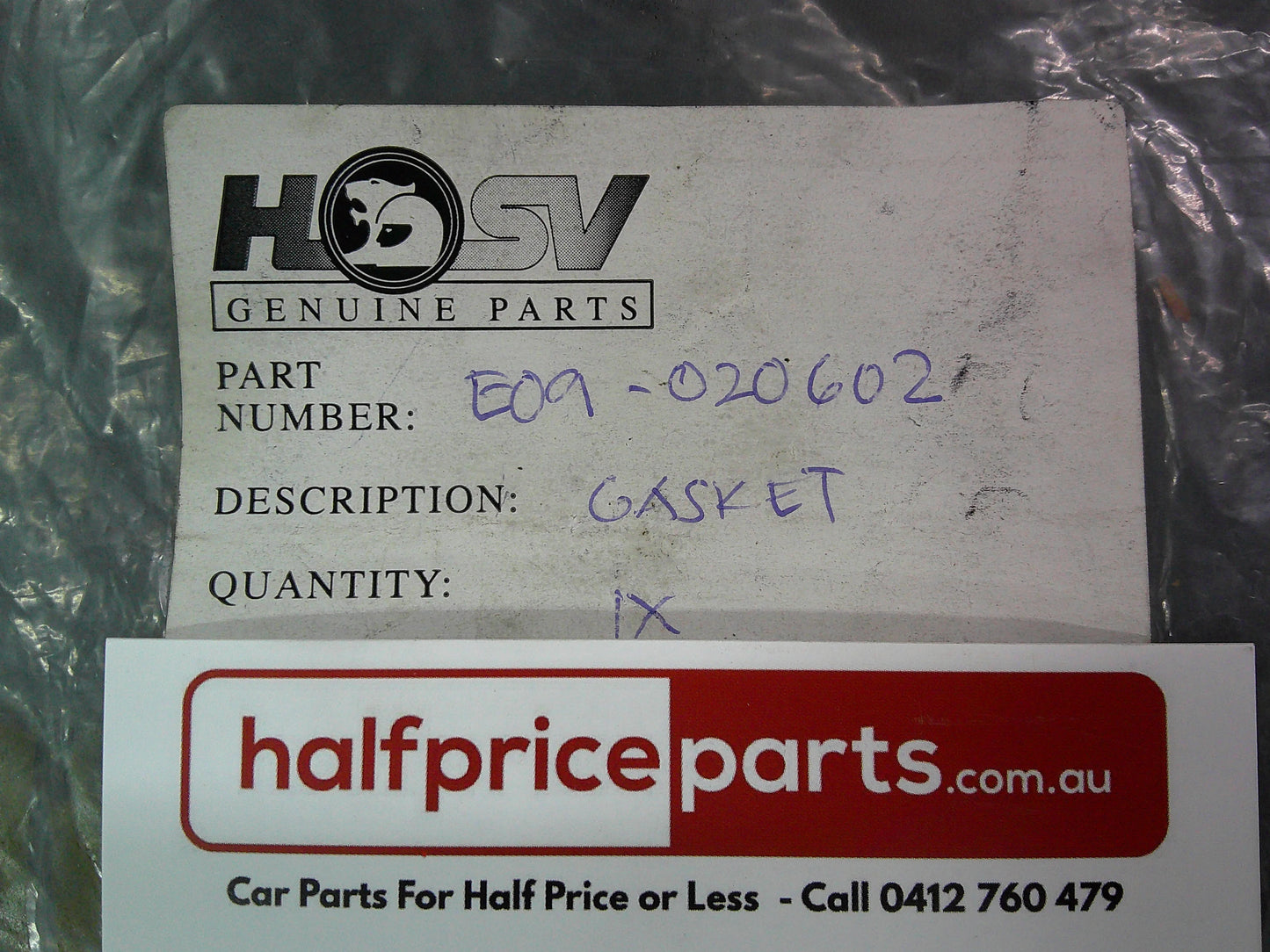 HSV VY Clubsport Genuine Right Hand Rear Spoiler Gasket New Part
