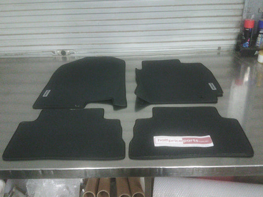 Hyundai Kona OS Genuine Tailored Floor Mats - Yellow Stitching - New