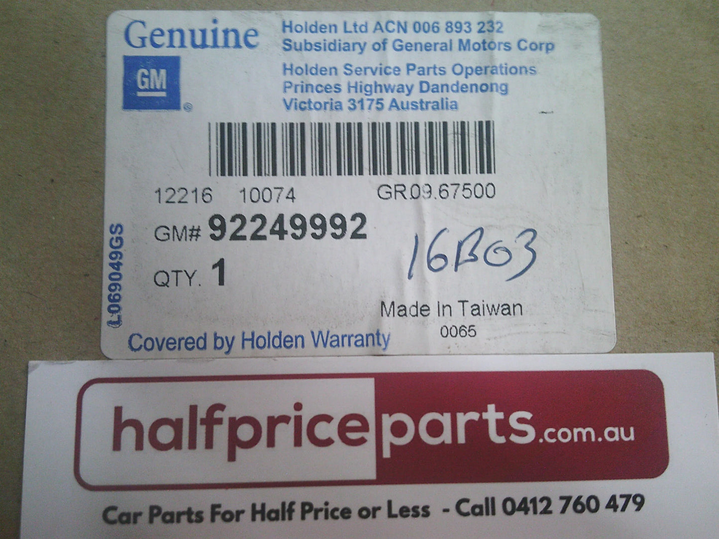 Holden CG Colorado/RC Colorado Genuine Blue Tooth Speaker Kit New Part