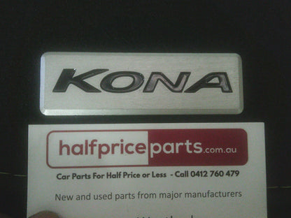 Hyundai Kona OS Genuine Tailored Floor Mats - Yellow Stitching - New