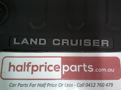 Toyota Landcruiser 300 Series GX/GXL/VX/Sahara/GR-S Genuine Rubber Floor Mat Set New Part