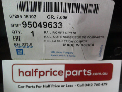 Holden YG Cruze Genuine Right Hand Front Upper Pillar Reinforcement Panel New Part