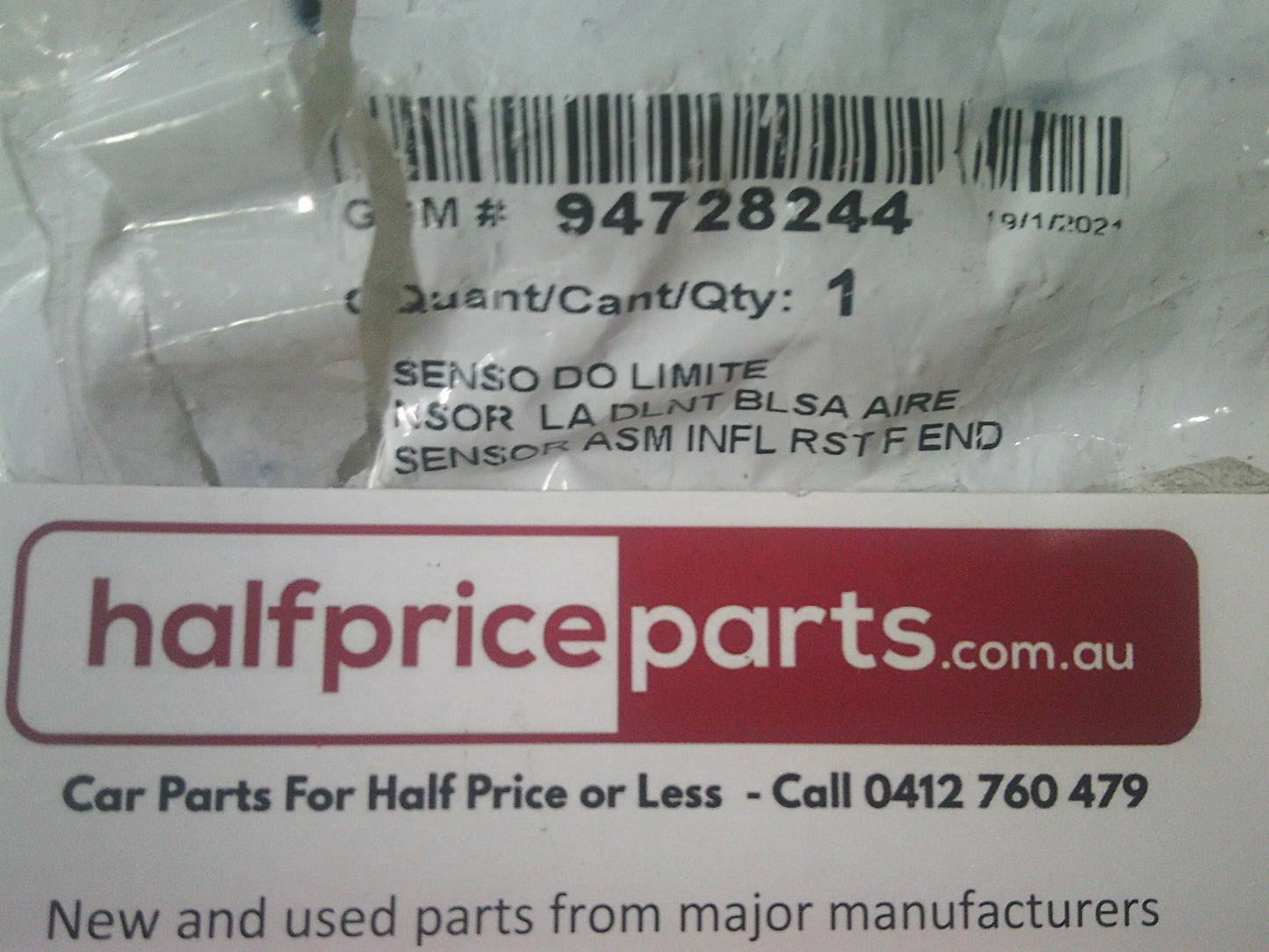 Holden RG Colorado Genuine Airbag Sensor Module New Part