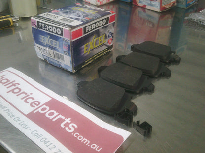 Ferodo Excel Front Brake Pad Set Suits Holden Barina/Tigra New Part