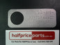 Holden VT/VX Commodore Genuine Lube Specific Tag New Part