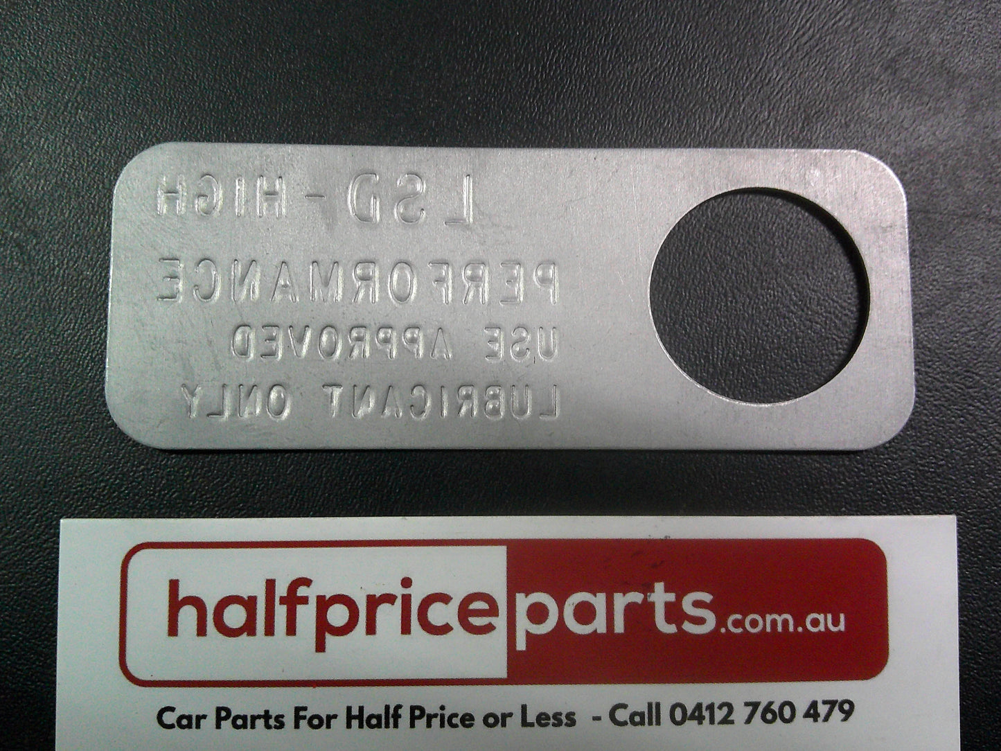 Holden VT/VX Commodore Genuine Lube Specific Tag New Part