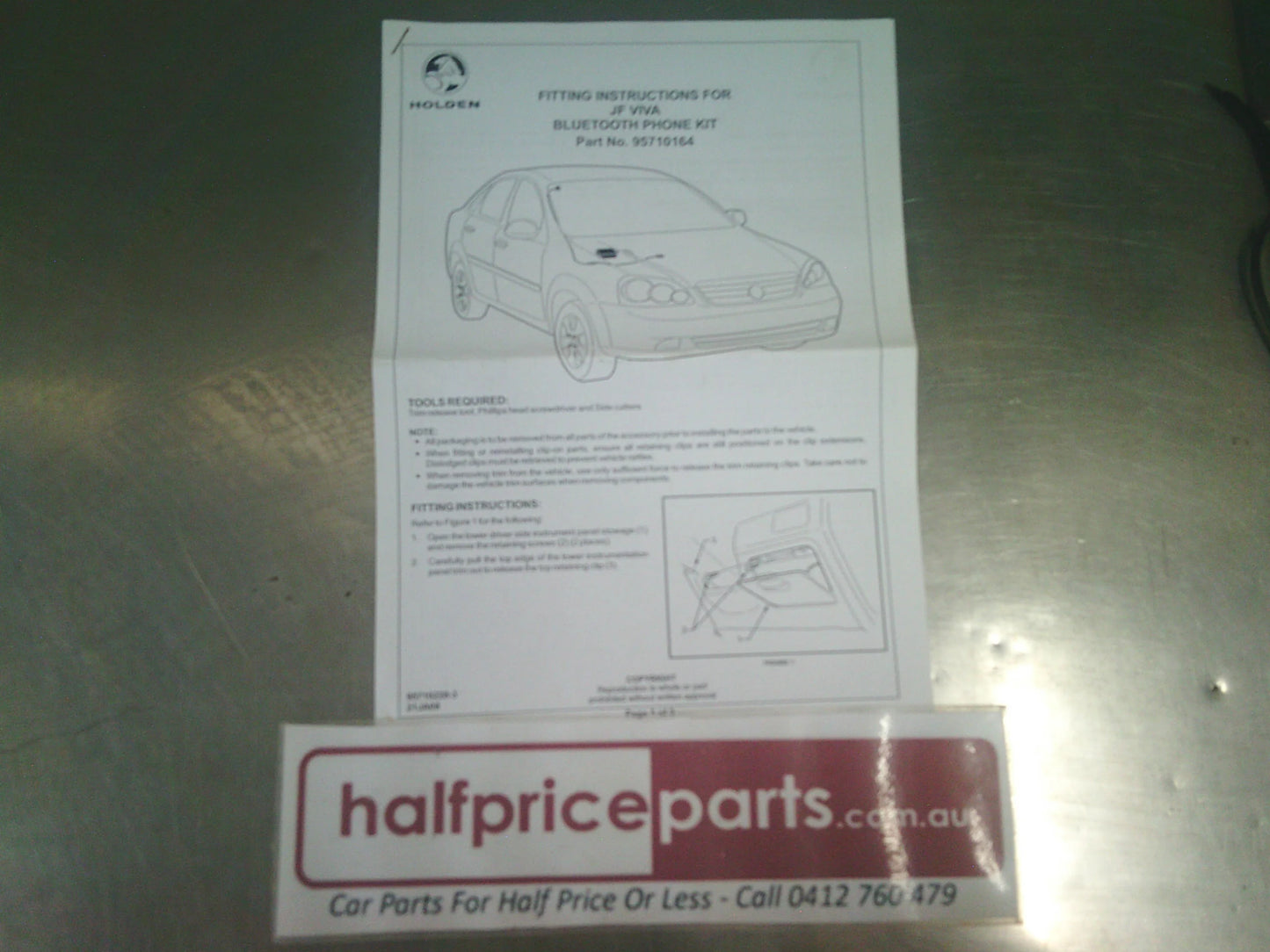 Holden RC Colorado/CG Captiva/JF Viva/AH Astra/H3 Hummer Genuine  Bluetooth Car Phone Kit New Part