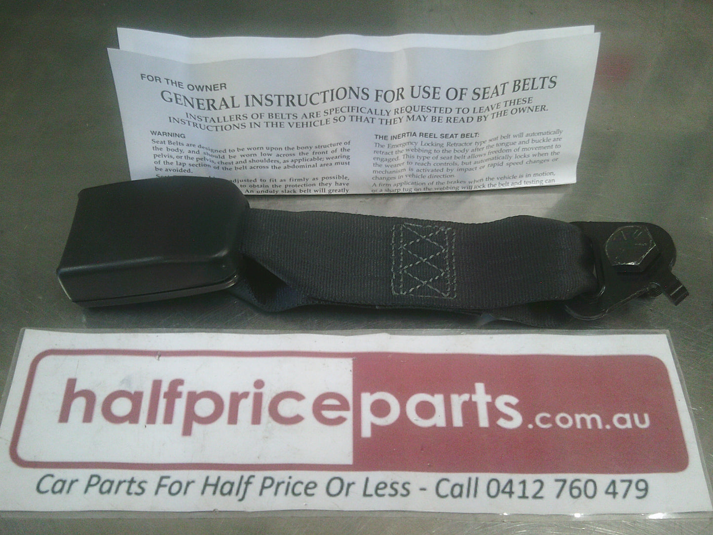 Holden VY/VZ Adventra Commodore Genuine Rear Middle Seat Buckle New Part