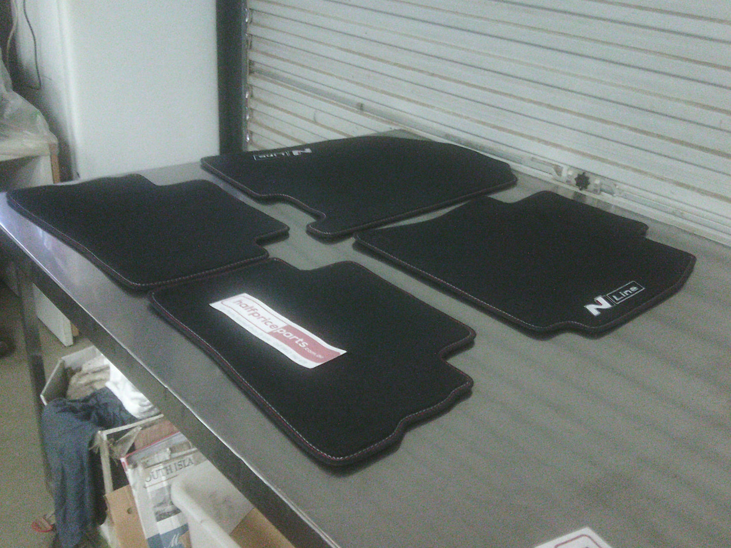 Hyundai Kona Genuine Contrast Stitching Carpet Floor Mat Set New Part